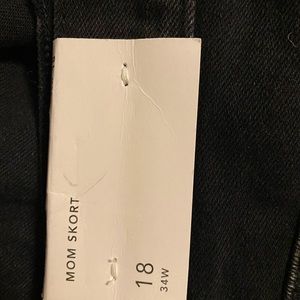American Eagle Mom Skort Black Size 18